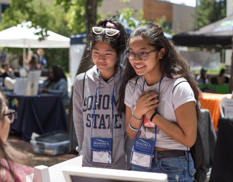 Photo of Students at Orientation